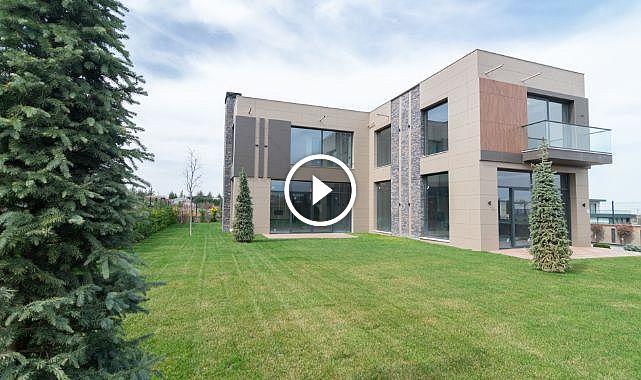 Ankara'da benzersiz mimari ile inşa edilen süper lüks villa
